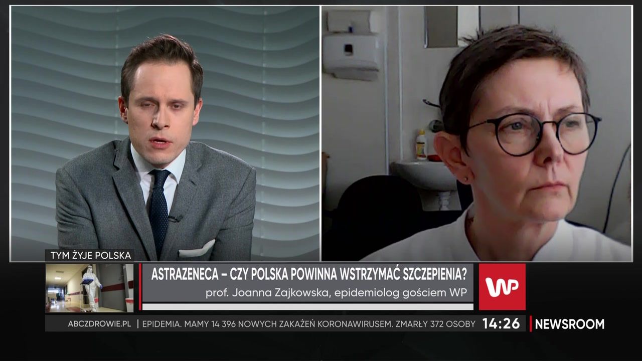 Czy Polska powinna wstrzymać szczepienia AstraZeneca? Prof. Ziajkowska komentuje