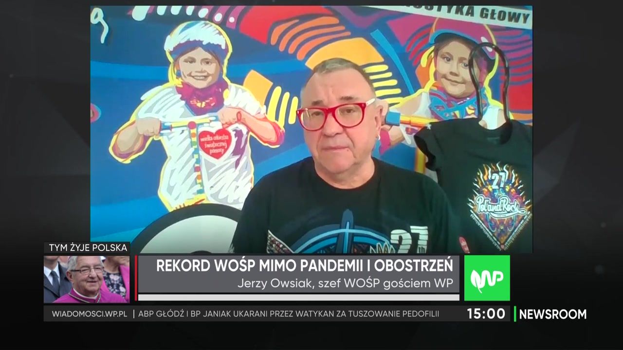 Jerzy Owsiak o pomocy podczas 3 fali epidemii. "Spotkaliśmy się z ministrem Niedzielskim"