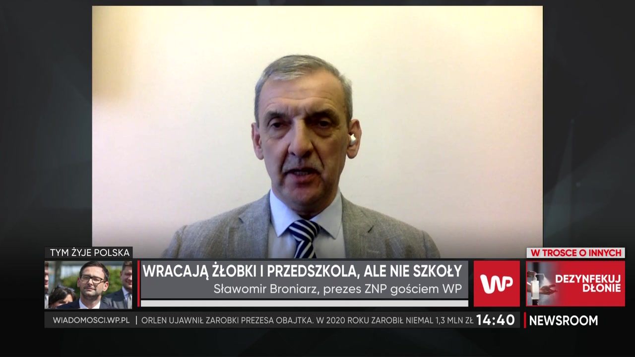 Sławomir Broniarz o powrocie do szkół. Uzależnia go od szczepień