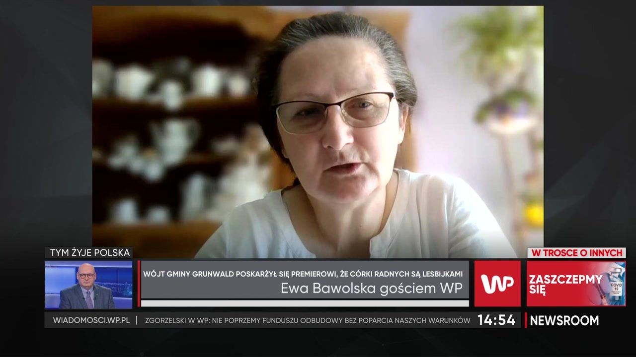 Radna Ewa Bawolska komentuje zarzuty wójta. "Może powinnam stanąć z flagą tęczową"