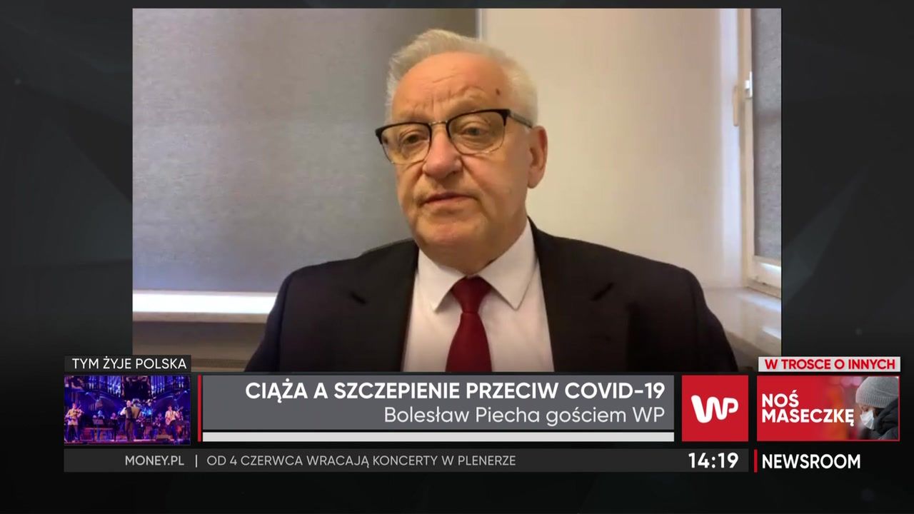 Bolesław Piecha spytany o szczepienia przeciw COVID-19 dla kobiet w ciąży. "Nie chcę rekomendować"