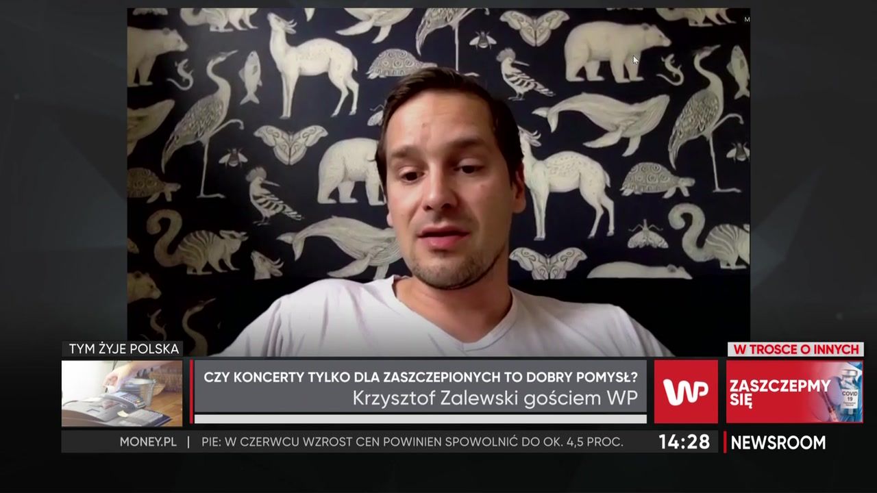 Zalewski o koncertach dla zaszczepionych. "To przerzucanie odpowiedzialności"