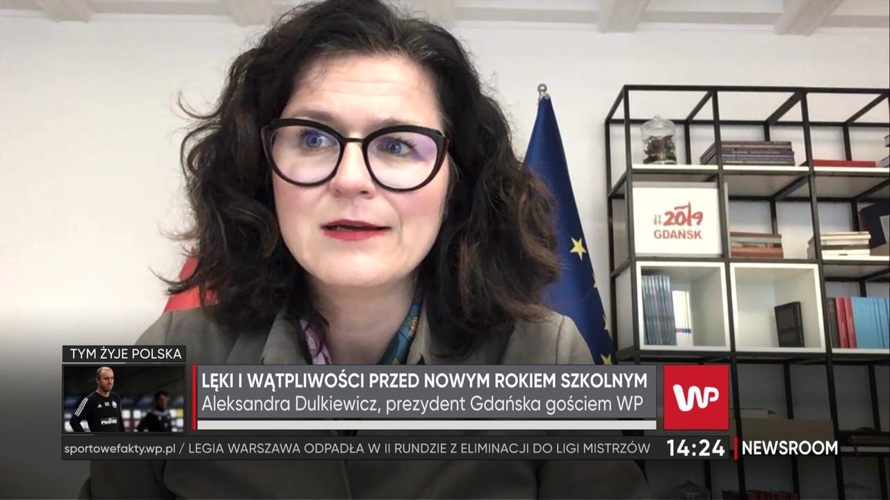 Dzieci wracają do szkół. Aleksandra Dulkiewicz mówi, czy jej córka także