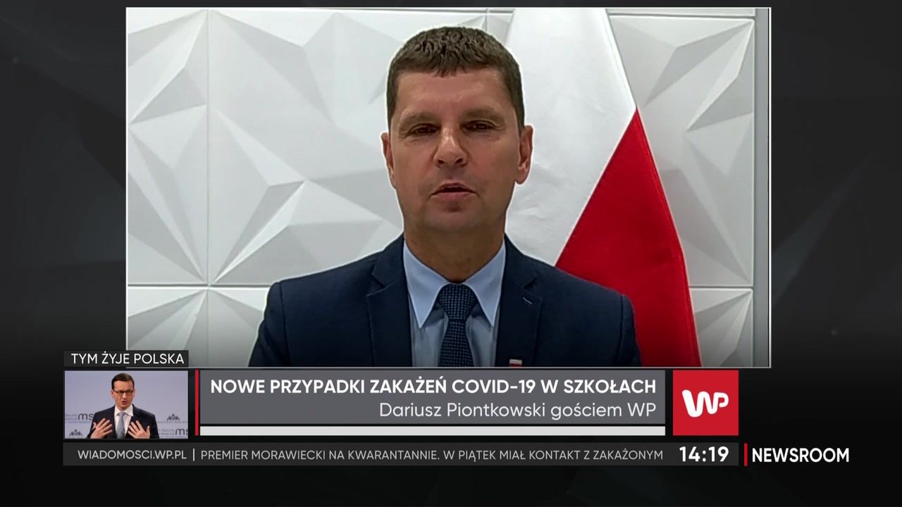 Minister Piontkowski o protestach uczniów. Wie, kto za tym stoi