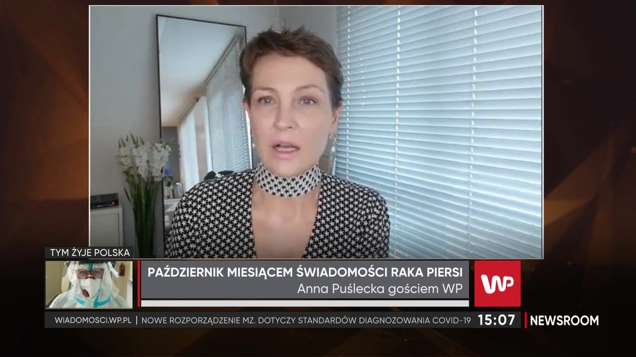 "Lekarze wyłączają telefony". Anna Puślecka o leczeniu onkologicznym w dobie pandemii