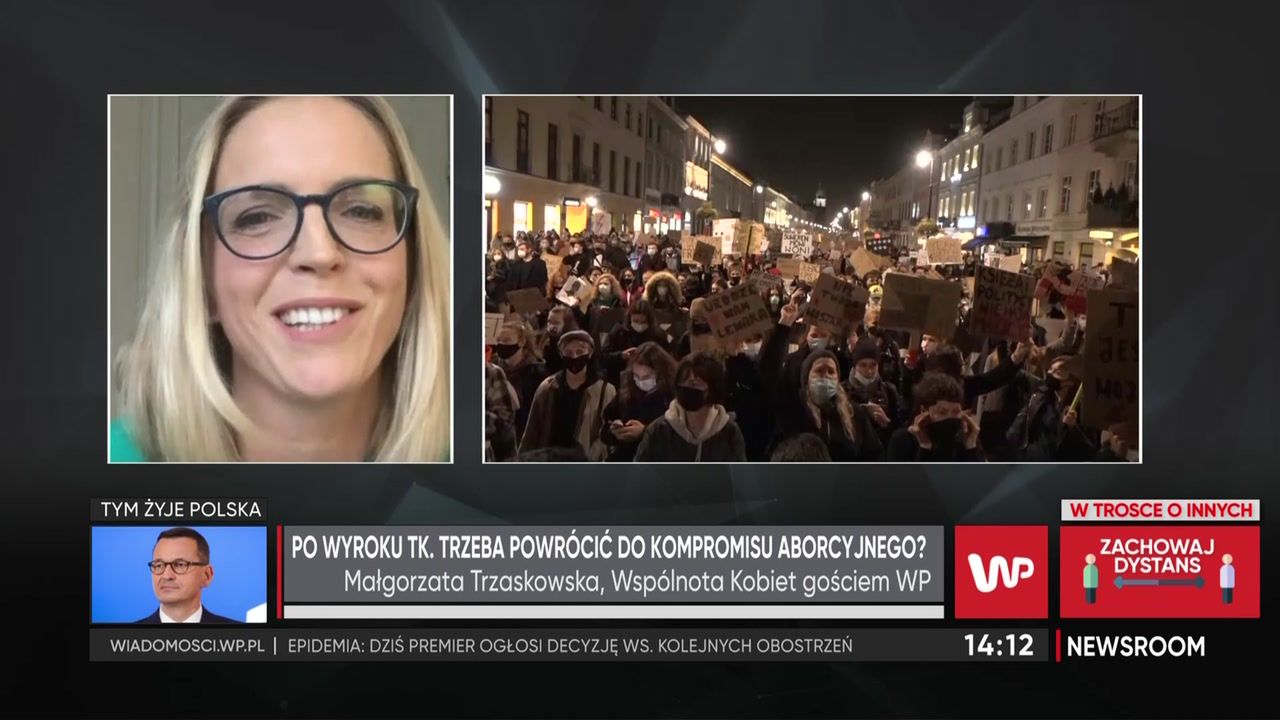 Kto jest odpowiedzialny za obecną sytuację i protest? Małgorzata Trzaskowska nie ma wątpliwości