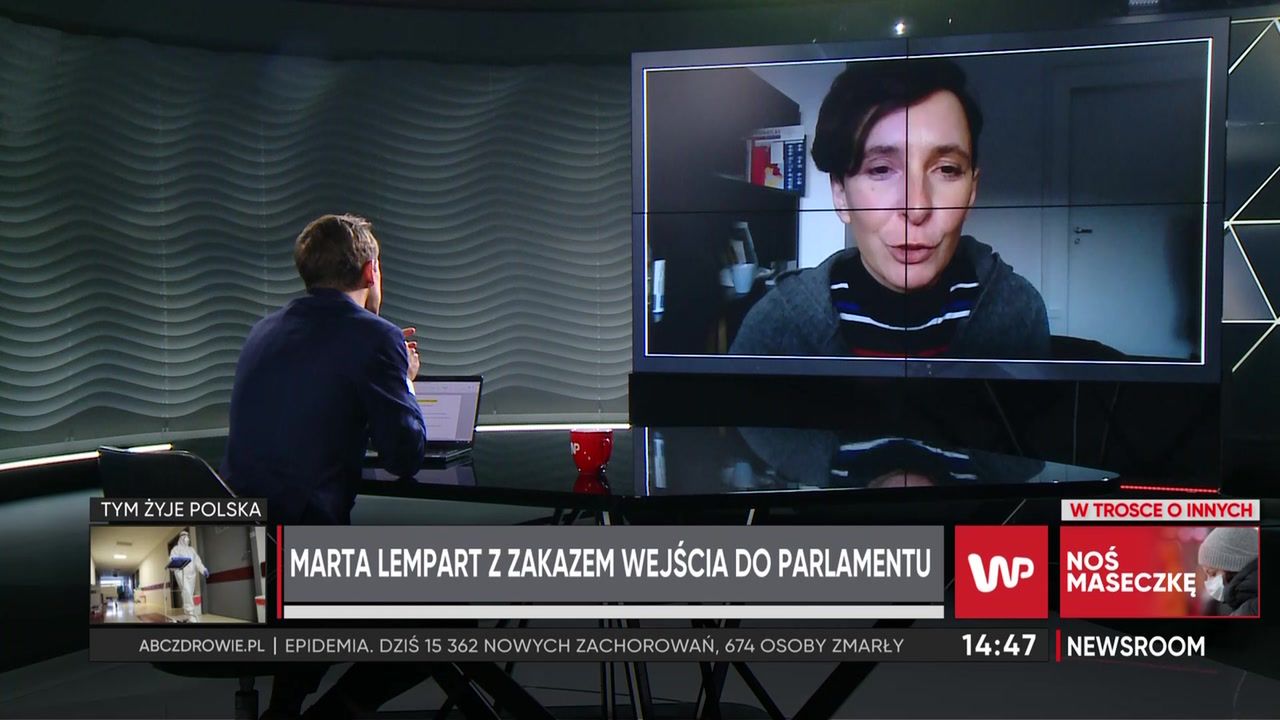Suchanow o zamknięciu sejmowych drzwi przed Lempart. "Jest czarna lista"