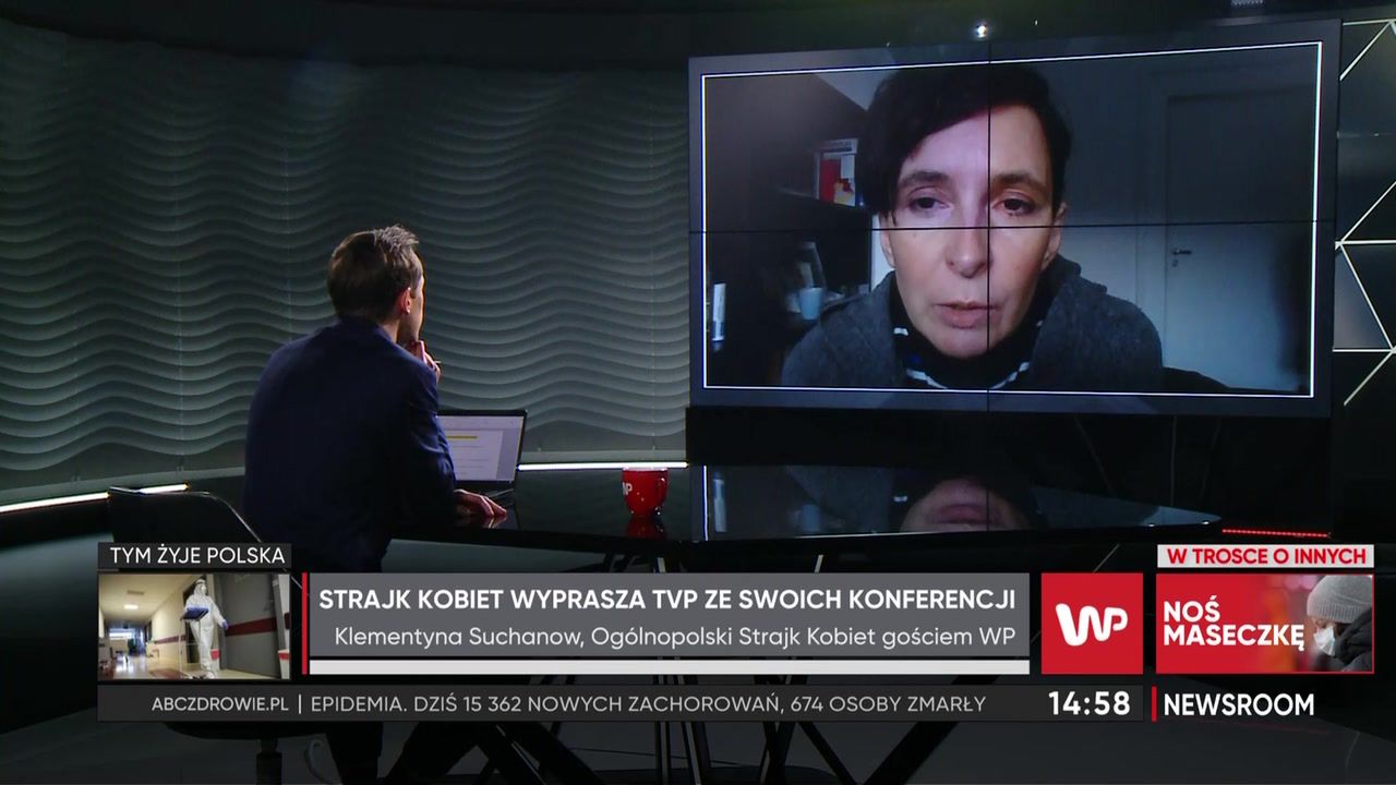 Klementyna Suchanow o pracownikach TVP: "Psy"