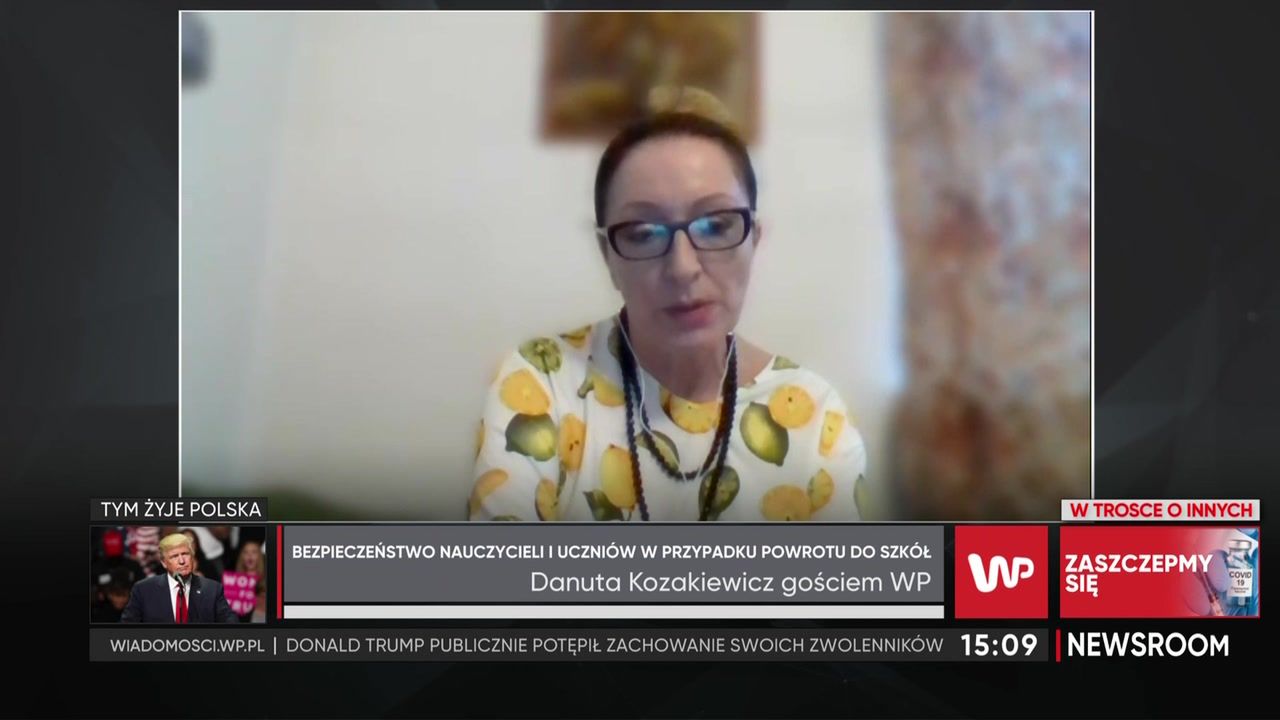 Danuta Kozakiewicz o powrocie do nauki stacjonarnej. Pedagog dzieli się swoim pomysłem