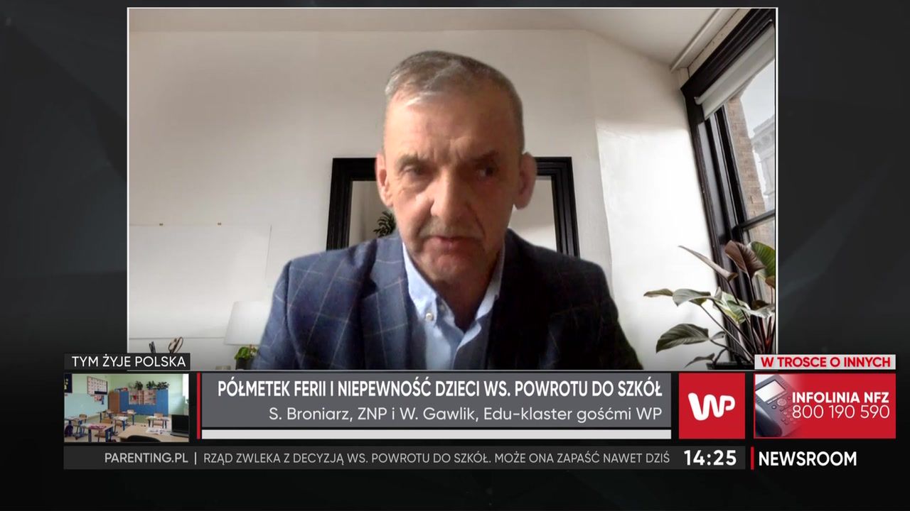 S. Broniarz o powrocie do szkół: "Problem jest i dotyczy bezpieczeństwa"