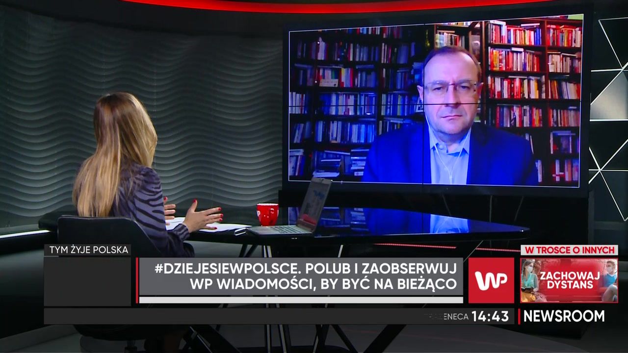 Prof. Dudek o szczepieniach polityków: Nie powinniśmy uprawiać żadnej hipokryzji