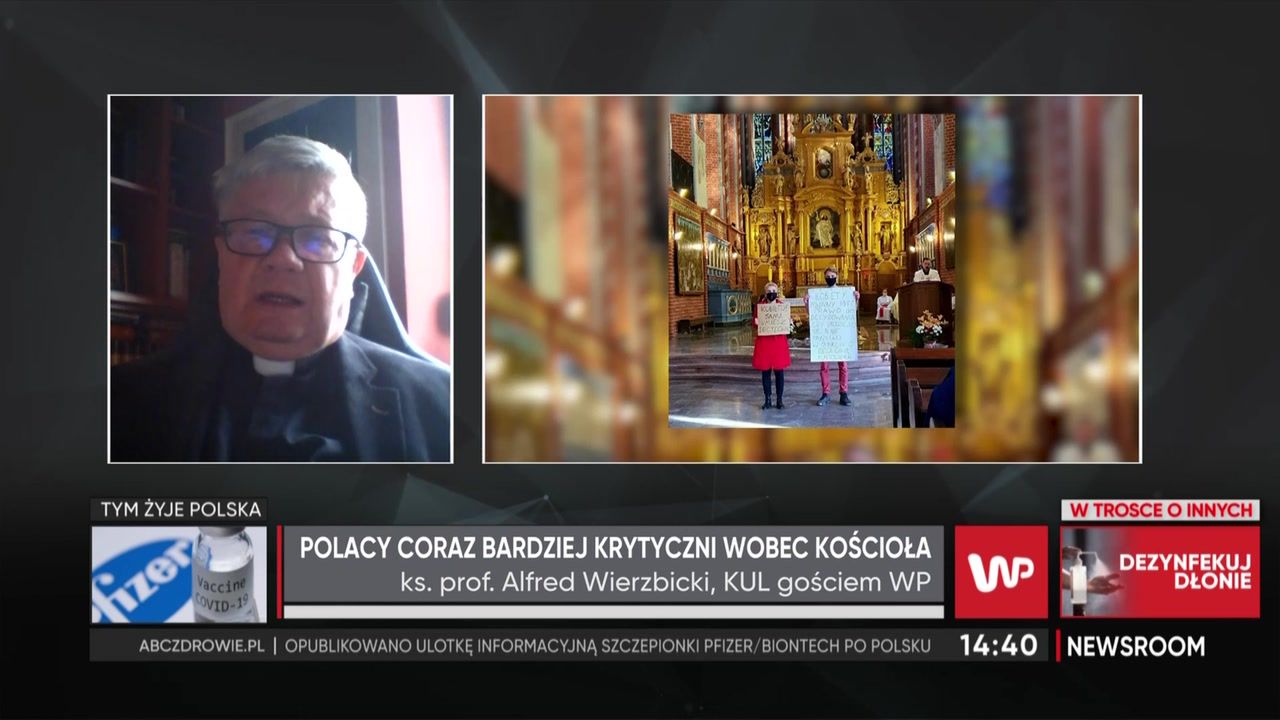 Ks. prof. Alfred Wierzbicki o zachowaniu posłanki Lewicy. "To jest profanacja".