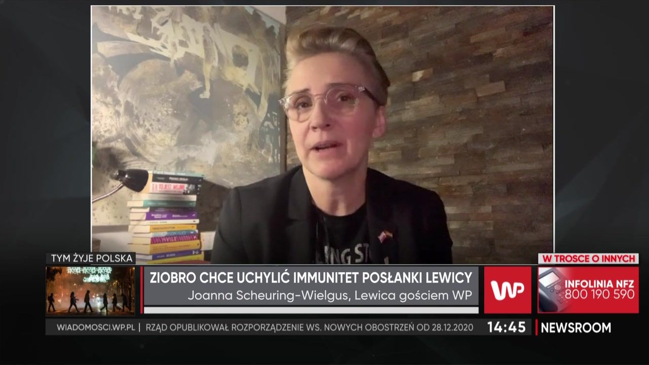 Czy Joanna Scheuring-Wielgus czuje się zastraszana? Wyjaśnia