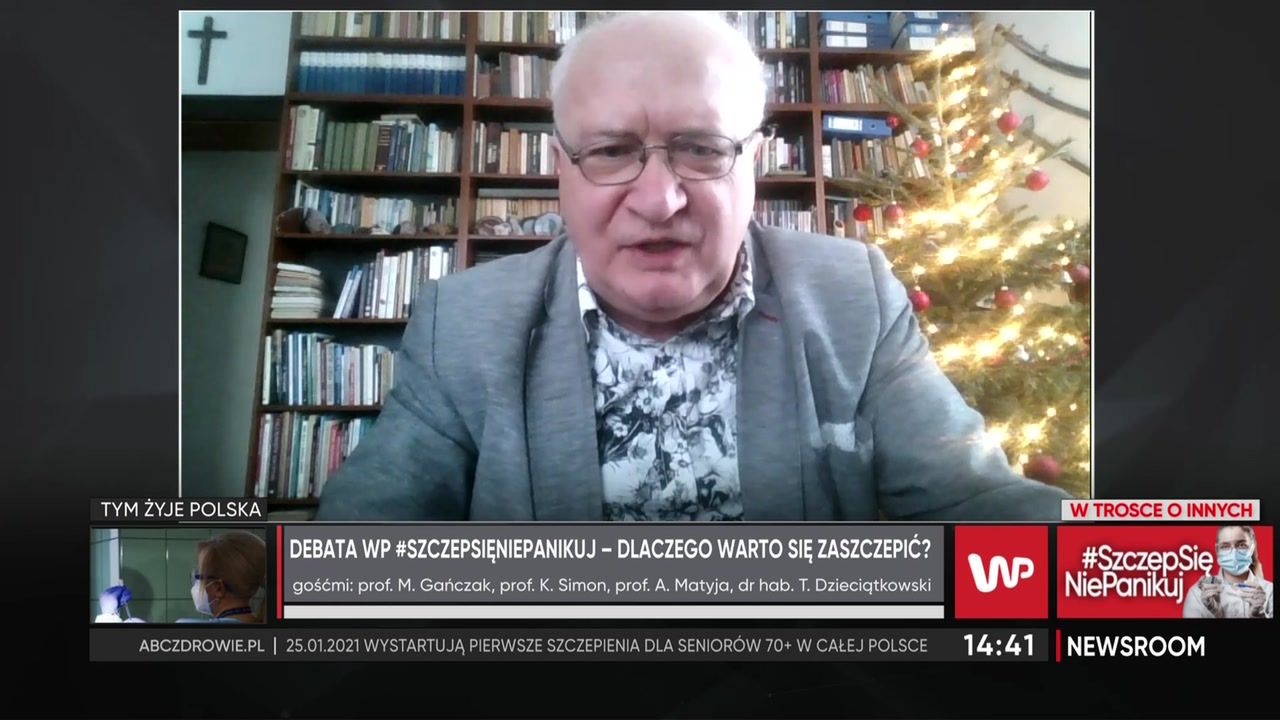 Prof. Krzysztof Simon o realizacji Narodowego Programu Szczepień