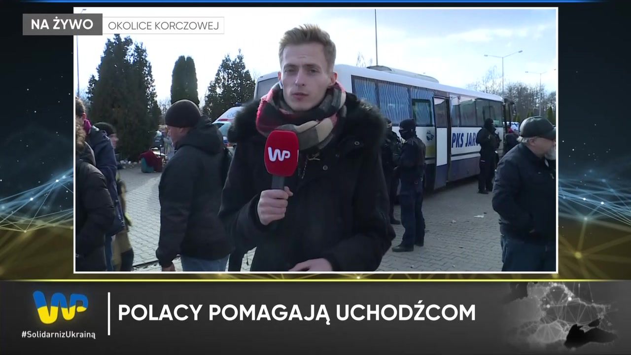 Tak wygląda punkt pomocy uchodźcom przy granicy z Ukrainą. Na miejscu jest reporter Wirtualnej Polski
