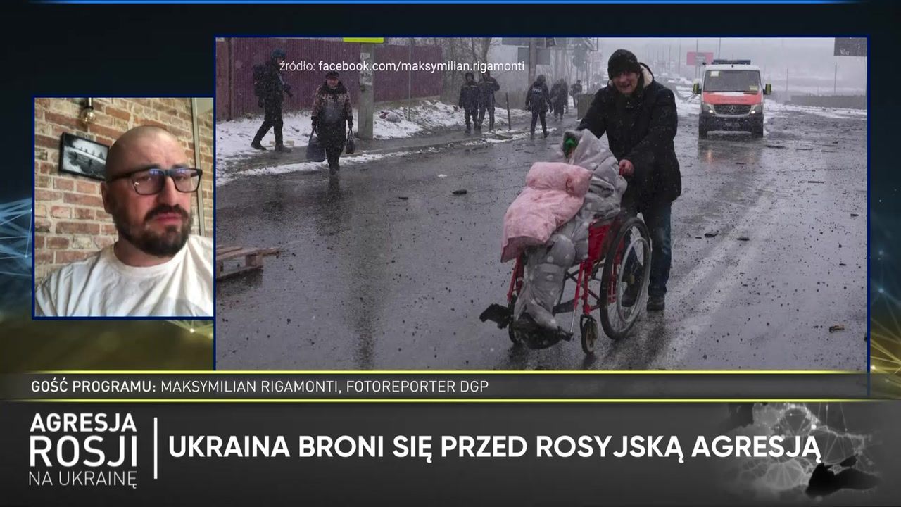 Maksymilian Rigamonti wrócił z Kijowa. Przerażająca relacja