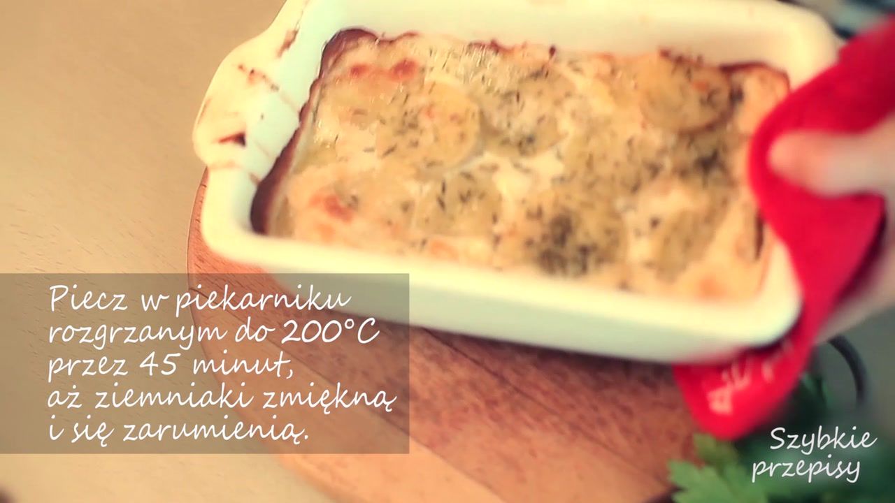 Ziemniaki gratin z tymiankiem. Francuski klasyk