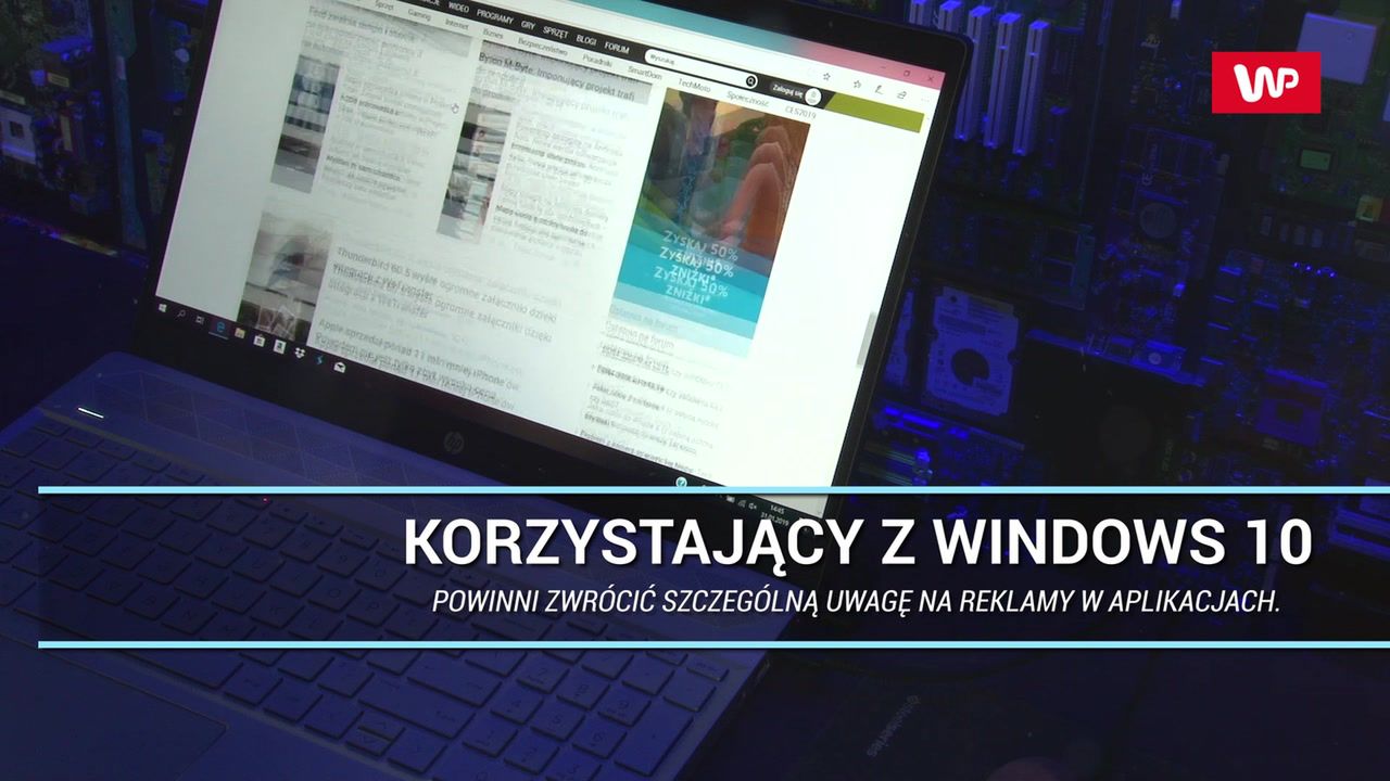 Uwaga na reklamy w Windows 10. Niektóre prowadzą na fałszywe strony