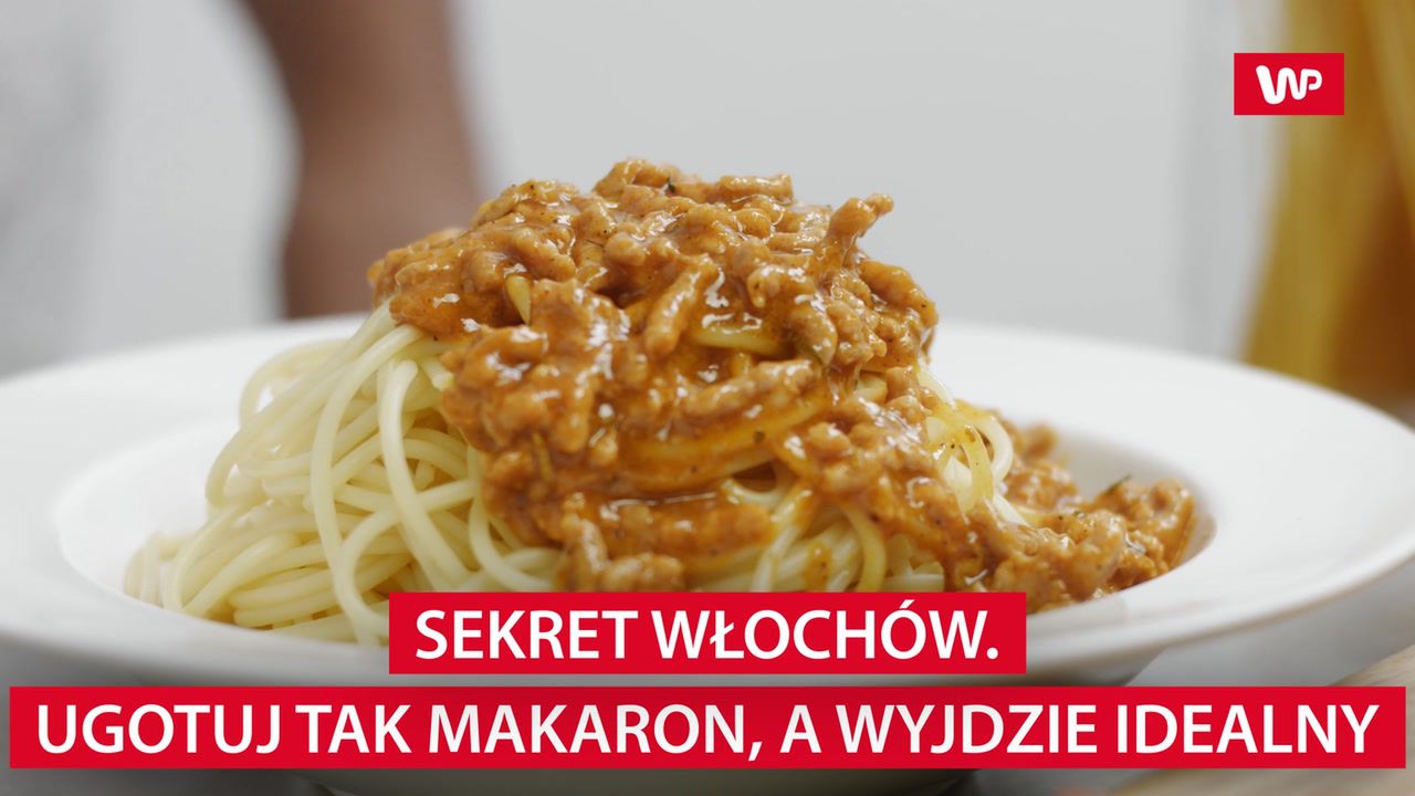 Sekret Włochów. Ugotuj tak makaron, a wyjdzie idealny