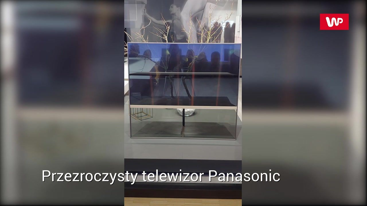 Przezroczysty telewizor Panasonic