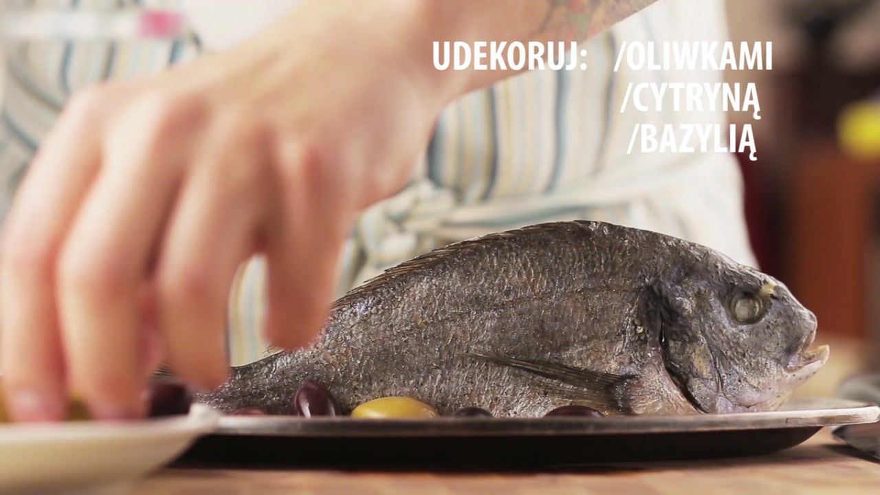 Dorada pieczona z tymiankiem