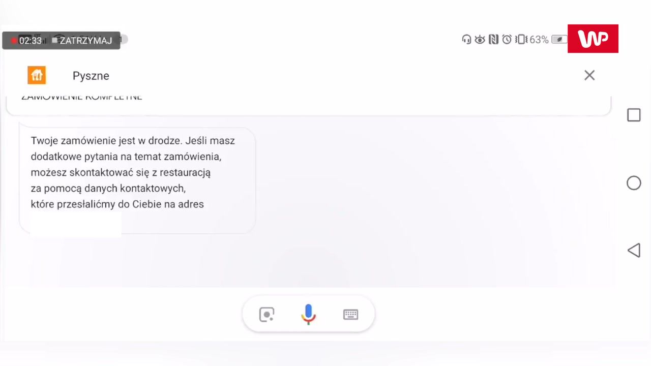 Jak zamówić jedzenie z Asystentem Google?