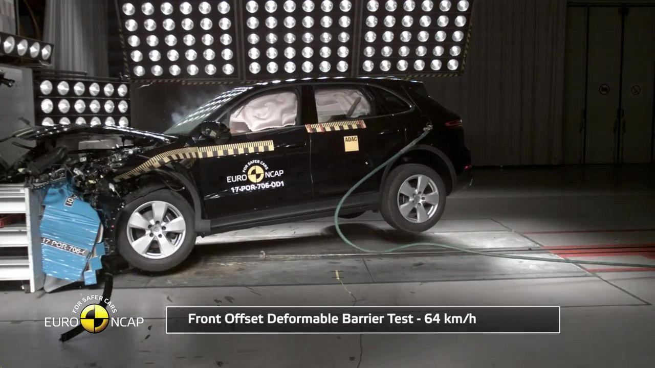 Porsche Cayenne 2017 - test Euro NCAP