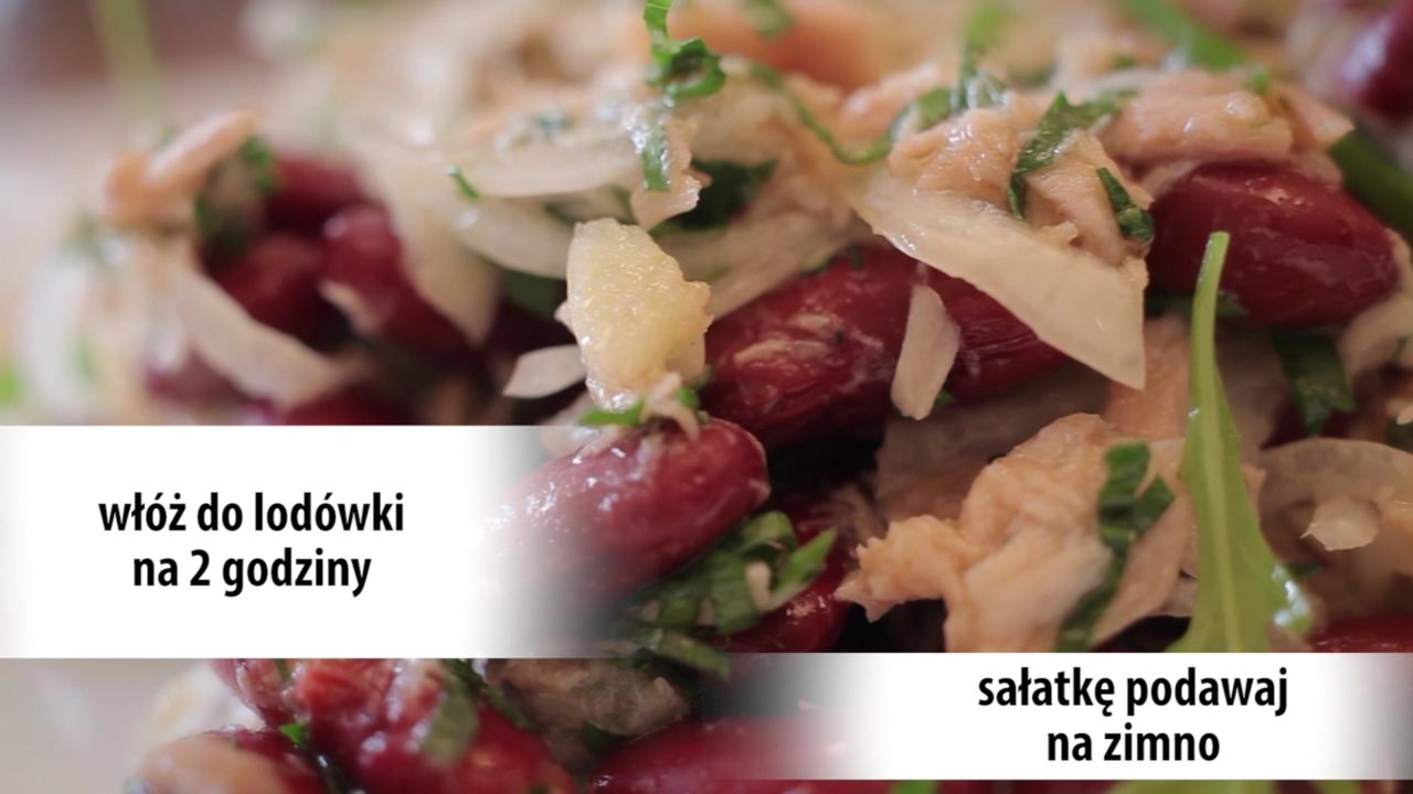 Portugalska sałatka z tuńczykiem. Na lunch lub dodatek do obiadu