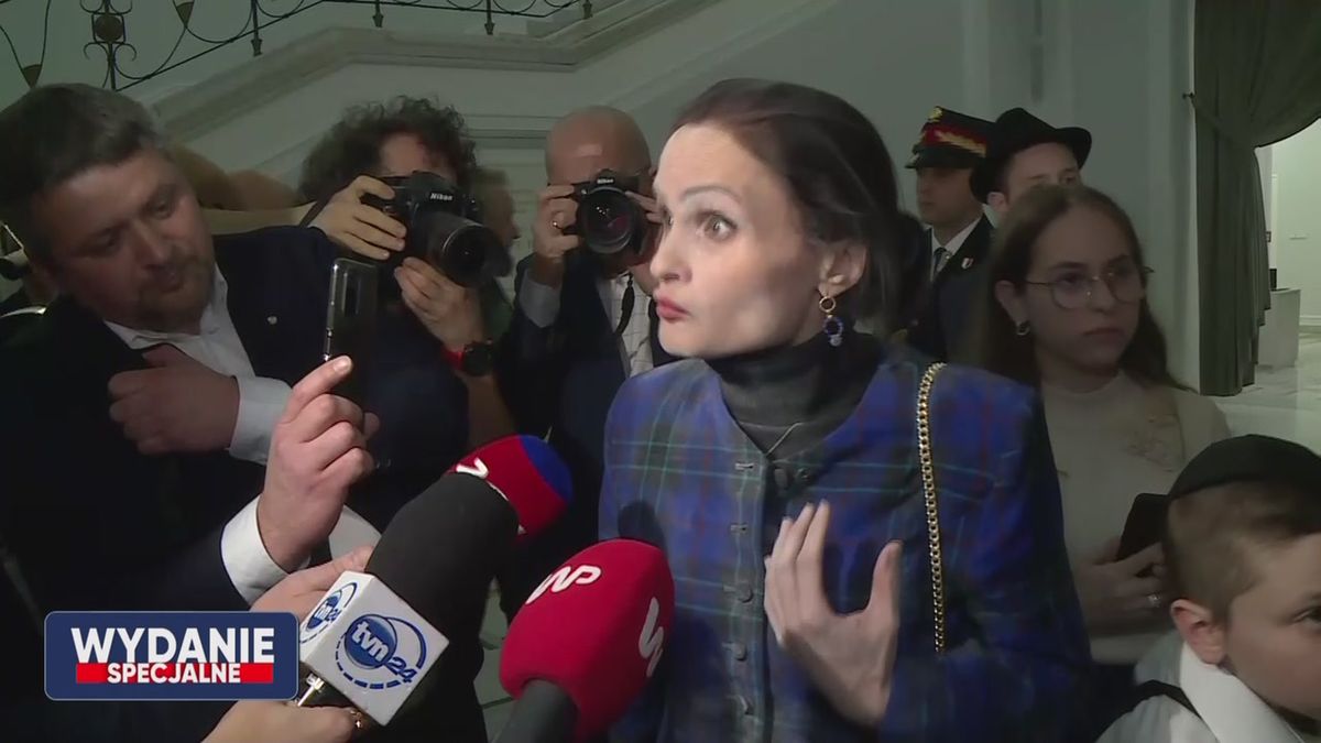 sejm, grzegorz braun, polityka Stanęła na drodze Braunowi. Zasłoniłam sobą swój symbol religijny