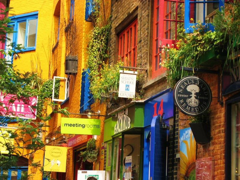 Neal's Yard - tajemniczy zakątek Londynu