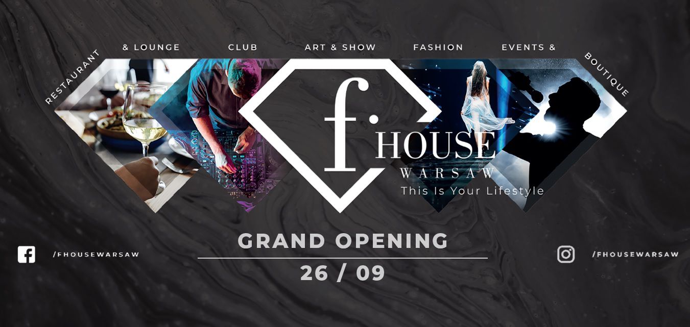Największy klub z rodziny Fashion TV. FHouse otwiera podwoje 26 września