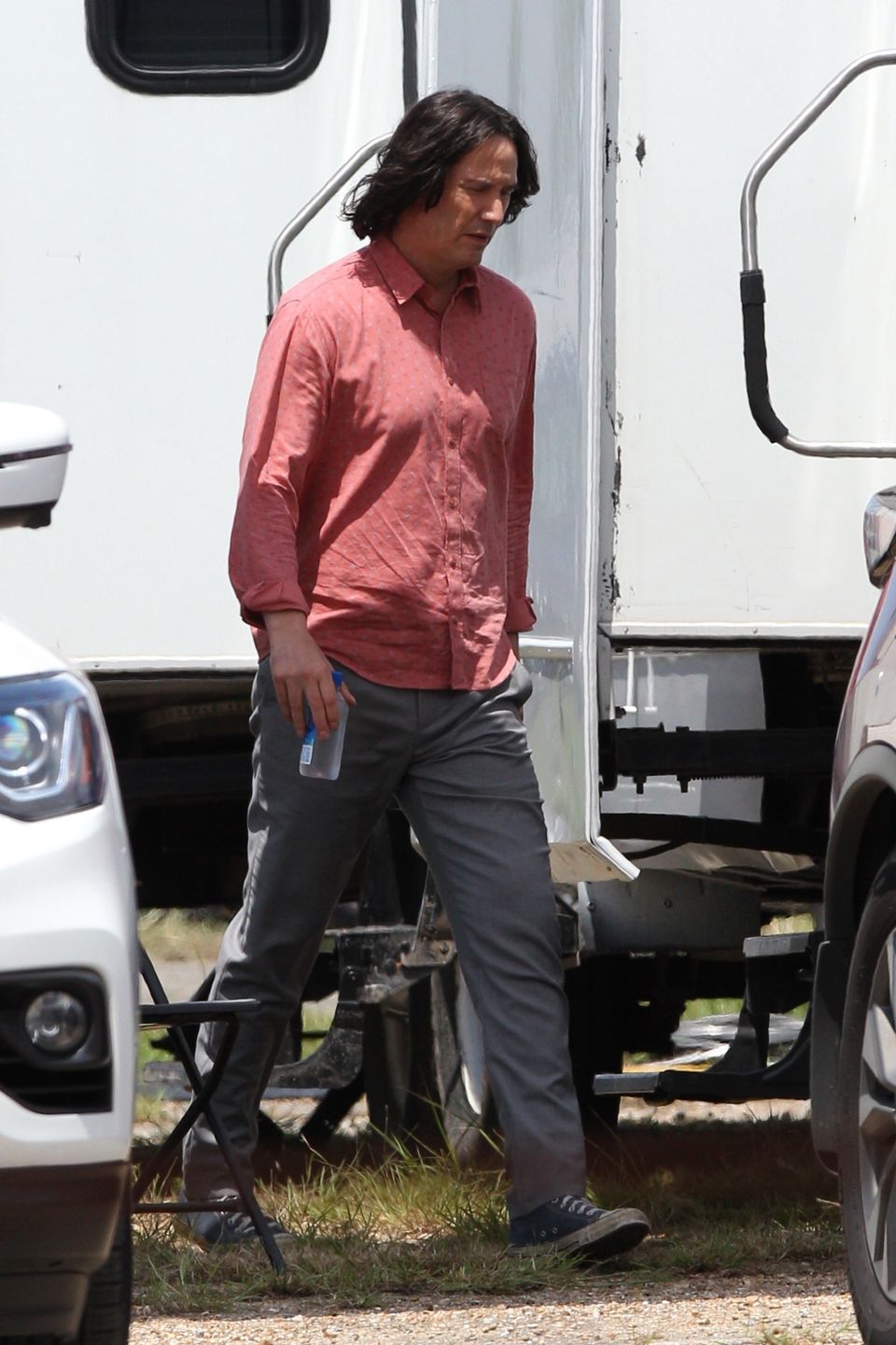 Keanu Reeves na planie 