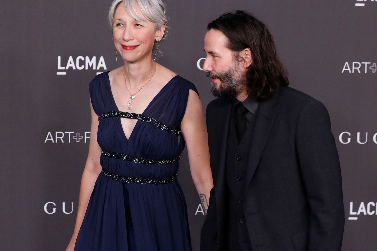 Keanu Reeves ma wspaniałą partnerkę. Alexandra Grant dała piękny ślubny prezent