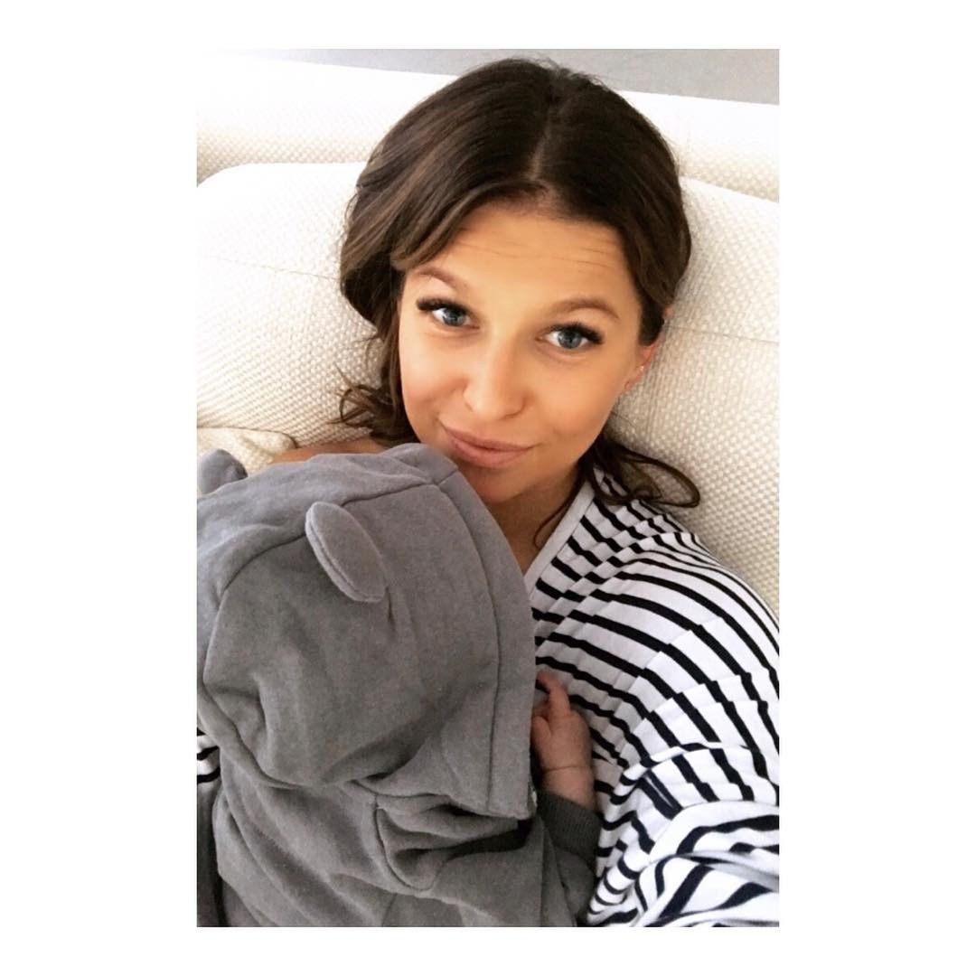 Anna Lewandowska z córeczka Klarą