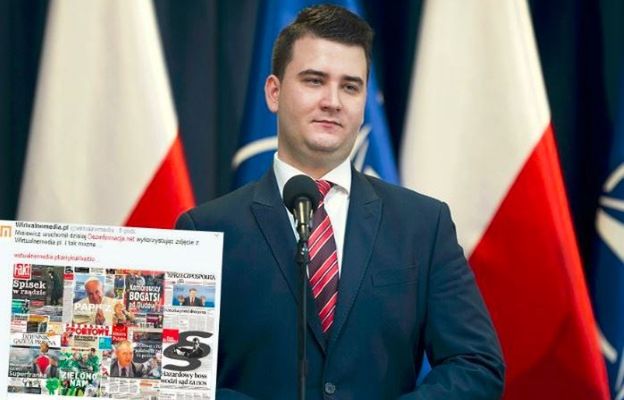 Misiewicz chce walczyć z dezinformacją. Zaczął od wykorzystania cudzej grafiki