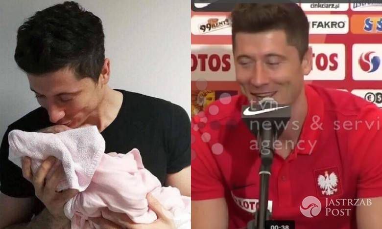 Robert Lewandowski skradł show przed meczem z Rumunią. Opowiedział o córce! [WIDEO]