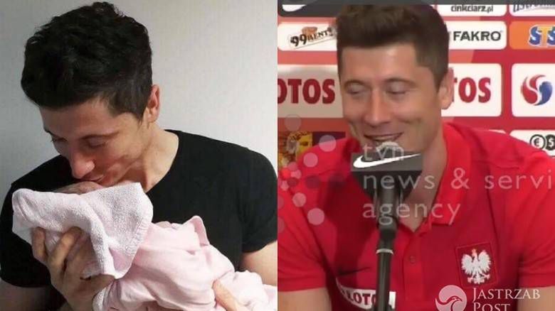 Robert Lewandowski o córce