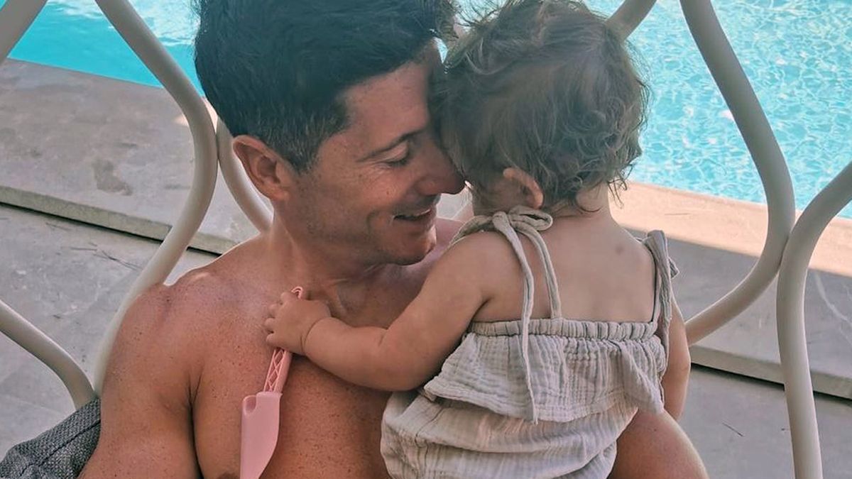 Robert Lewandowski z Laurą
