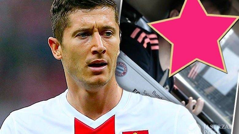 Kuba Wesołowski i Oliwier Janiak na meczu Roberta Lewandowskiego