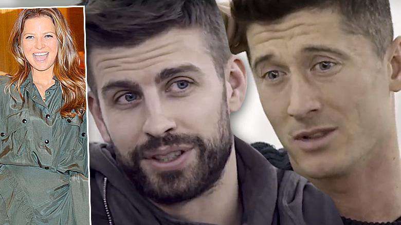Gerard Pique i Robert Lewandowski, wywiad