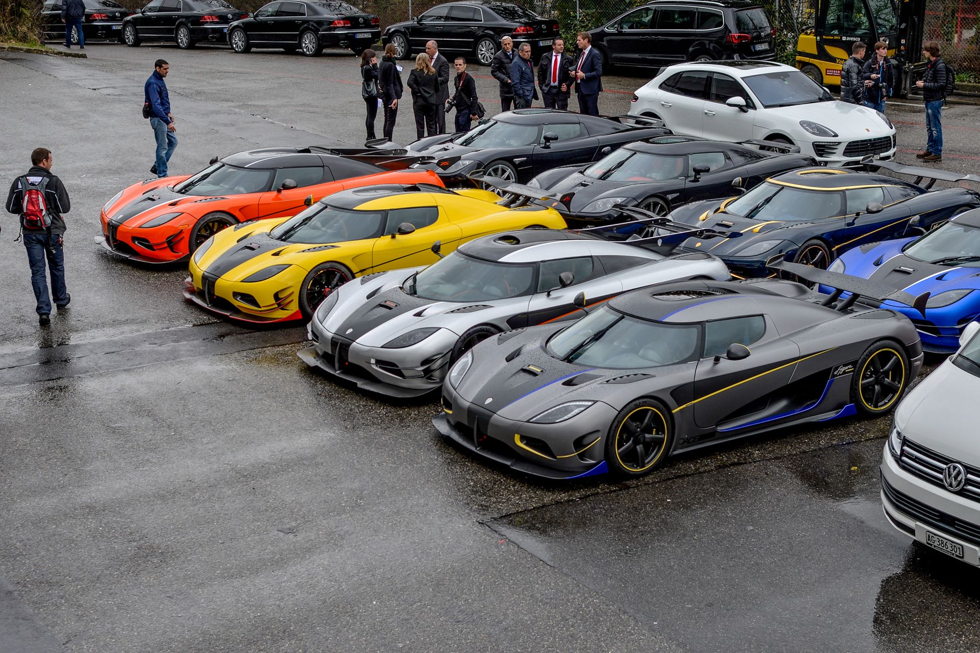 Zlot Koenigseggów w Genewie (2017) / fot. Daniel Martinek 