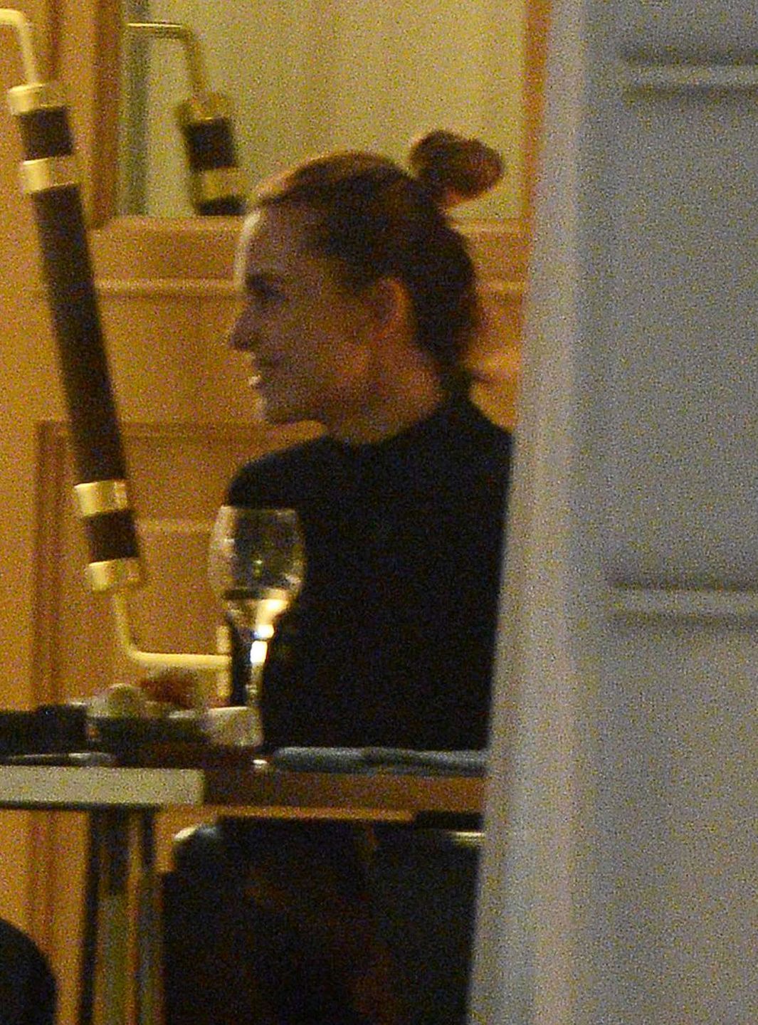 Anna Lewandowska i Katarzyna Burzyńska w restauracji
