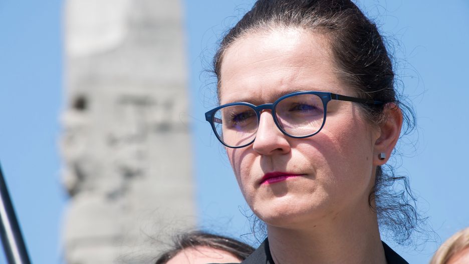 Władze Gdańska (na zdj. prezydent Aleksandra Dulkiewicz) domagają się przeprosin od TVP1