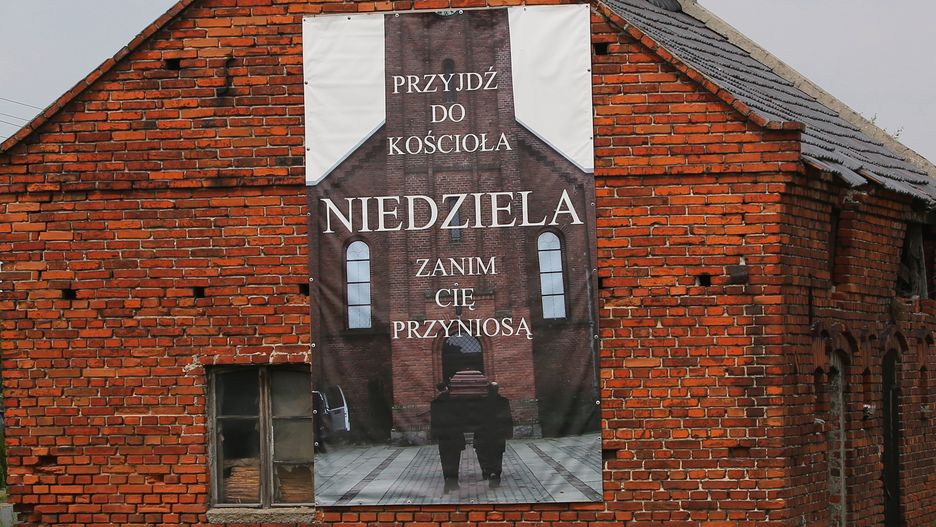 Baner skrytykowali sołtys i wójt gminy