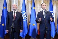 Ani Duda ani Macierewicz nie skomentowali sprawy Misiewicza. Wszyscy czekali, prezydent przeprosił i wyszedł