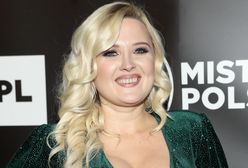 Rozdekoltowana Gosia Andrzejewicz podziwiała męskie ciała