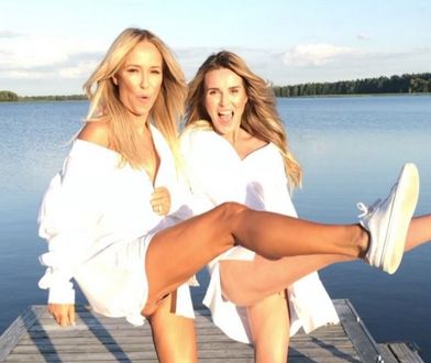 Hanna Lis i Joanna Przetakiewicz pokazały zabójczo zgrabne nogi. Co za sesja!