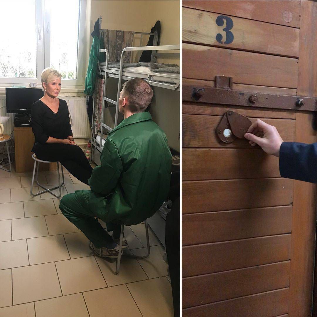Joanna Racewicz odwiedziła złodzieja w więzieniu