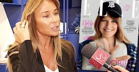 Wspierająca Strajk Kobiet Joanna Przetakiewicz o okładce "ELLE" z Anną Lewandowską. Ma kilka uwag