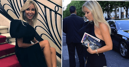 Joanna Przetakiewicz na ważnym pokazie mody w sukni konkurencji! To chyba pierwsza taka sytuacja, gdy nie założyła La Manii